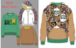 create clothing technical sketches and tech packs