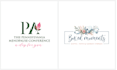 do watercolor design for feminine brand and signature logo
