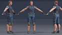 stylized 3d game character modeling, rigging, animation
