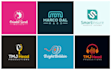 design creative minimal logo with the brand guidelines