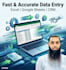 do fast and accurate data entry, web research, and typing work