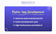 develop a mobile app using flutter for android and ios