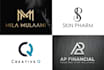 create luxury fashion feminine monogram logo for your business