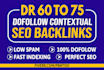 make white hat off page seo backlinks on high domain rating sites