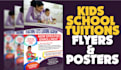 kids summer camp back to school flyer