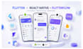 develop mobile apps with flutter and react native