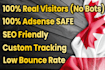 drive real canada targeted web traffic
