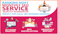 do monthly SEO with  high quality backlinks