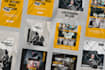 design social media graphics for instagram, linkedin, and youtube
