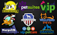 do creative pet, veterinary, animal and dog logo design