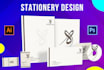 design business card, letterhead and brand stationery items