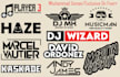 do stunning dj, music band or typography logo