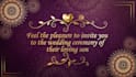 create premium indian traditional wedding invitation video