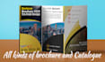 design a modern business brochure, company profile, or marketing catalog
