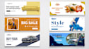 design facebook cover and professional social media banner