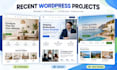 design or redesign a professional wordpress website