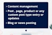 add or update content to your wordpress site