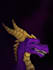 draw a dragon head of your own design
