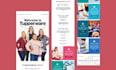 code responsive HTML email template from your design