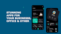 do mobile app development for ios and android, building app using ionic, flutter