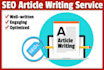 write perfect wordpress blog seo optimized article