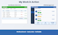 do excel, quickbooks data entry and CRM management