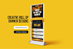 do creative roll up banner design