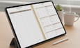 design custom digital planner or printable planner, calendar for ipad goodnotes