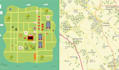 design site plan, plat map,property map illustration