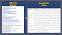 convert pdf to excel or google sheets