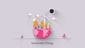 do minimalistic animated explainer video or motion graphics text animation