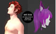 create 3d and real time hair