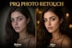 do professional photo retouching and skin smoothing