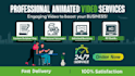 create the best 2d animated explainer or sales video in 24h