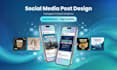 design instagram posts and social media graphics in 12 hours