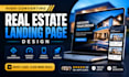 design professional real estate landing page and website