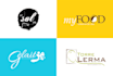design food and restaurant logo