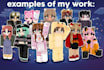 make you a custom minecraft skin