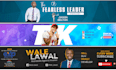 design attractive and minimalist youtube banner, channel art
