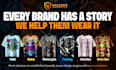 do graphic t shirt design for merch clothing brand
