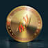 create an amazing coin with gold silver and copper