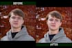 do photo editing, skin retouching and background removal