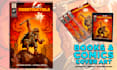 draw your book or comic cover illustration