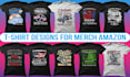 create awesome custom t shirt design and illustration