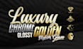 convert logo to gold, silver, metallic