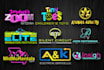 make flat, creative, minimalist, trendy logo creation, corporate brand identity
