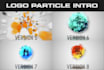create a logo particles intro 8 in 1