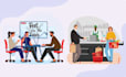 make amazing flat illustration for website, app and anything