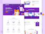 do modern website UI, landing page, web UI design in figma or psd