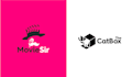 create minimalist negative space business logo design and brand identity